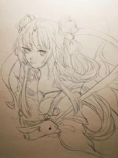 教我们画王者荣耀人物简笔画,我想要王者荣耀所有的人物简笔画教画过程-第4张图片-无暮网 教我们画王者荣耀人物简笔画,我想要王者荣耀所有的人物简笔画教画过程-第4张图片-无暮网
