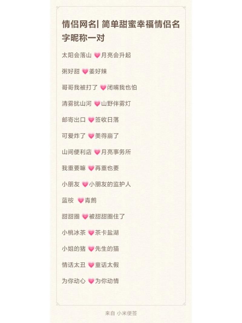 王者情侣名字双排超甜(王者荣耀双排情侣名字2020)-第2张图片-无暮网 王者情侣名字双排超甜(王者荣耀双排情侣名字2020)-第2张图片-无暮网