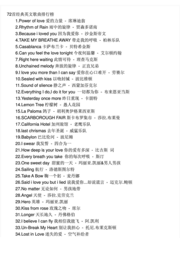 王者好听的英文歌曲名字有哪些（王者好听的英文歌曲名字有哪些歌）