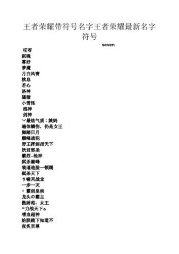 好听的王者id大全女生可爱名字英文,王者荣耀昵称女可爱英文-第1张图片-无暮网 好听的王者id大全女生可爱名字英文,王者荣耀昵称女可爱英文-第1张图片-无暮网