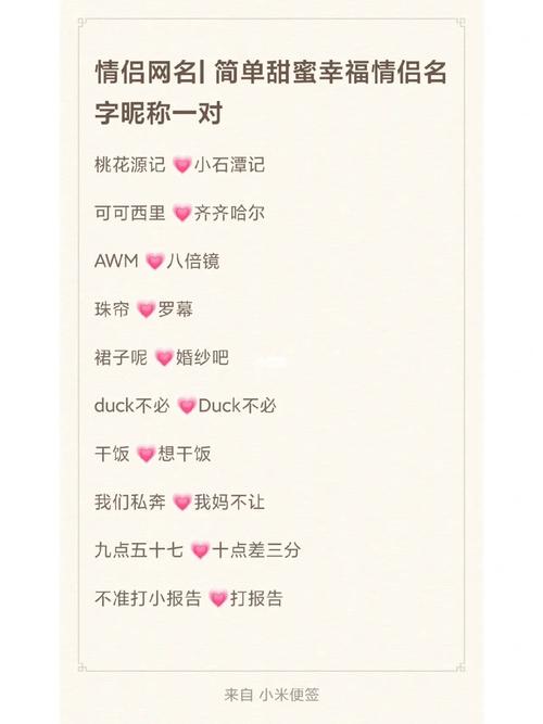 王者荣耀情侣名字一对简单好听两个字(王者荣耀情侣名字一对2个字)-第5张图片-无暮网 王者荣耀情侣名字一对简单好听两个字(王者荣耀情侣名字一对2个字)-第5张图片-无暮网