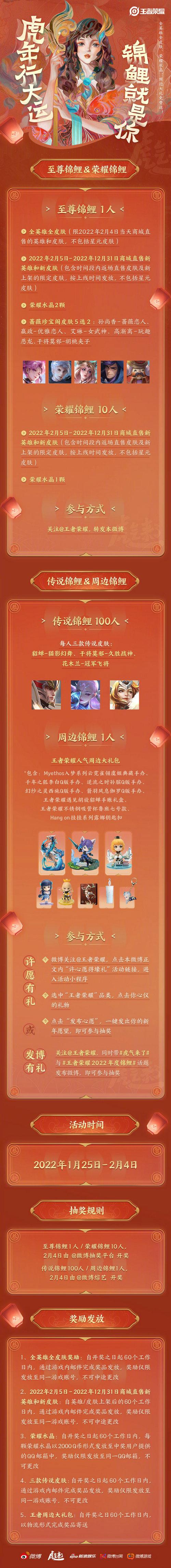 王者荣耀官方微博开启抽奖活动时间表,微博抽奖啥时候开奖-第4张图片-无暮网 王者荣耀官方微博开启抽奖活动时间表,微博抽奖啥时候开奖-第4张图片-无暮网