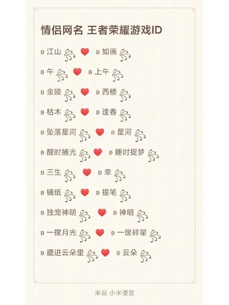 新的王者名字,新的王者荣耀名字-第7张图片-无暮网 新的王者名字,新的王者荣耀名字-第7张图片-无暮网