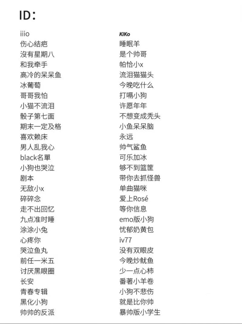 王者昵称女生简单可爱英文,王者荣耀昵称女可爱英文-第2张图片-无暮网 王者昵称女生简单可爱英文,王者荣耀昵称女可爱英文-第2张图片-无暮网