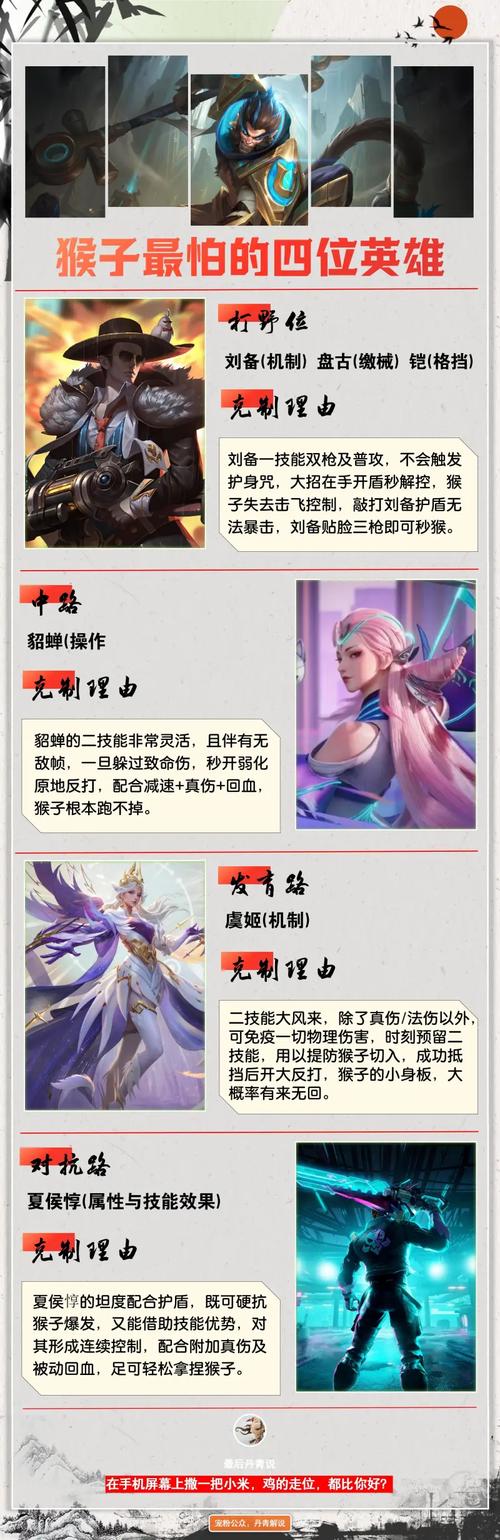 王者荣耀中猴子克制谁最强大,王者猴子克星什么-第7张图片-无暮网