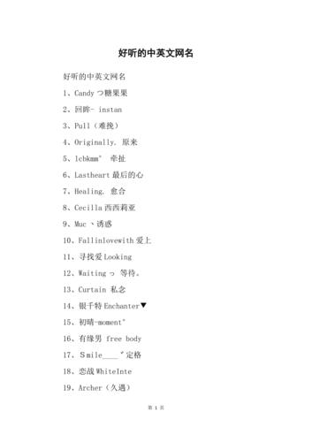 超好听的王者id女英文名字,王者id名女生英文-第7张图片-无暮网 超好听的王者id女英文名字,王者id名女生英文-第7张图片-无暮网