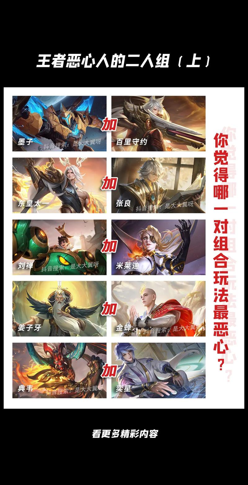 王者荣耀奇怪组合,王者荣耀奇葩组合-第6张图片-无暮网 王者荣耀奇怪组合,王者荣耀奇葩组合-第6张图片-无暮网