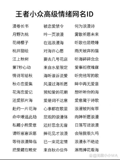 王者id女生一个字霸气高冷(王者昵称女一个字)-第6张图片-无暮网 王者id女生一个字霸气高冷(王者昵称女一个字)-第6张图片-无暮网