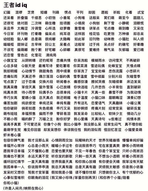 王者id三个字女生名字霸气（王者昵称女高冷霸气三个字）-第2张图片-无暮网