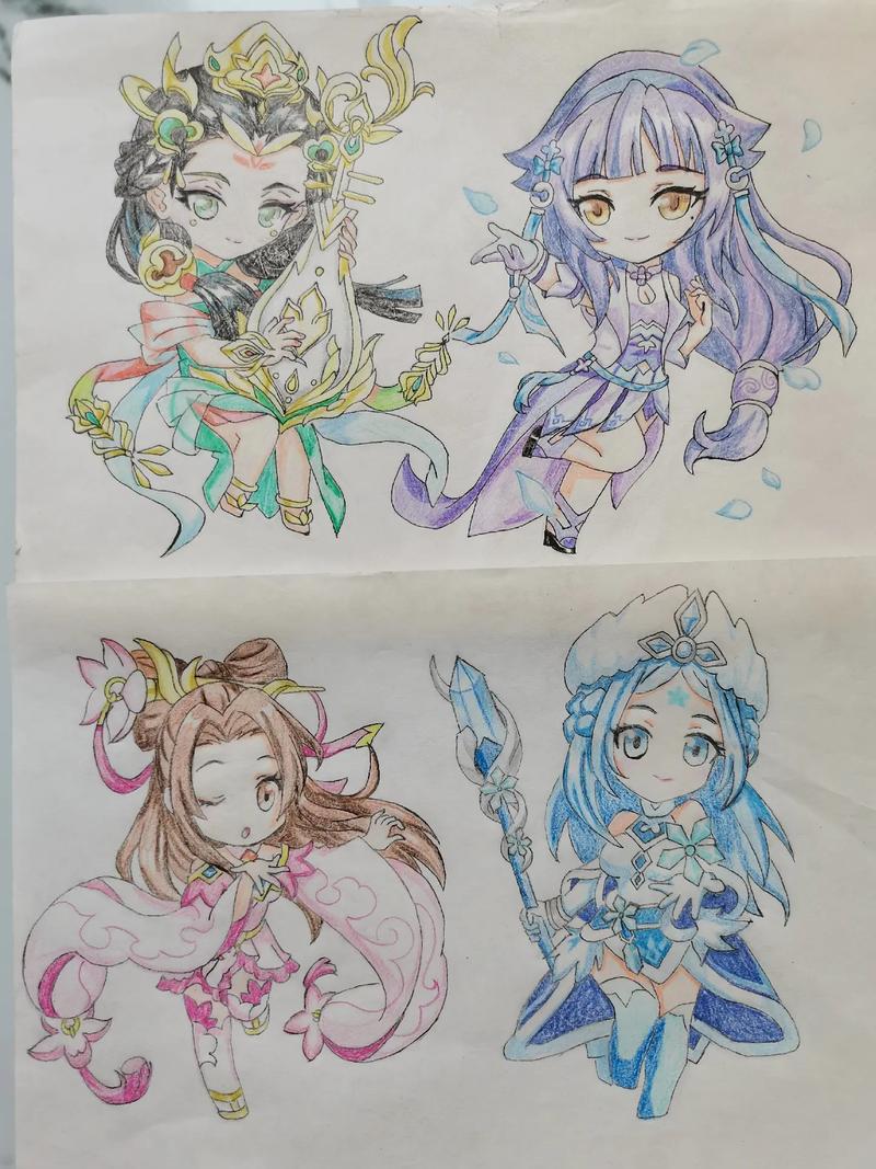 王者荣耀妲己简笔画步骤(王者荣耀妲己简笔画怎么画)-第4张图片-无暮网 王者荣耀妲己简笔画步骤(王者荣耀妲己简笔画怎么画)-第4张图片-无暮网