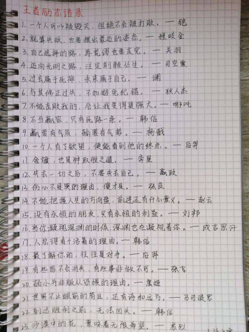 王者荣台词大全,王者荣耀台词大全集富有哲理-第3张图片-无暮网