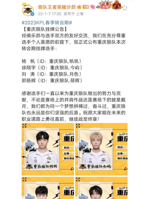 重庆狼队王者荣耀的微博（重庆狼队王者荣耀微博fly）-第5张图片-无暮网