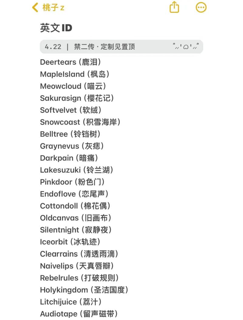王者昵称大全女生英文名字,王者昵称女生简短英文-第5张图片-无暮网