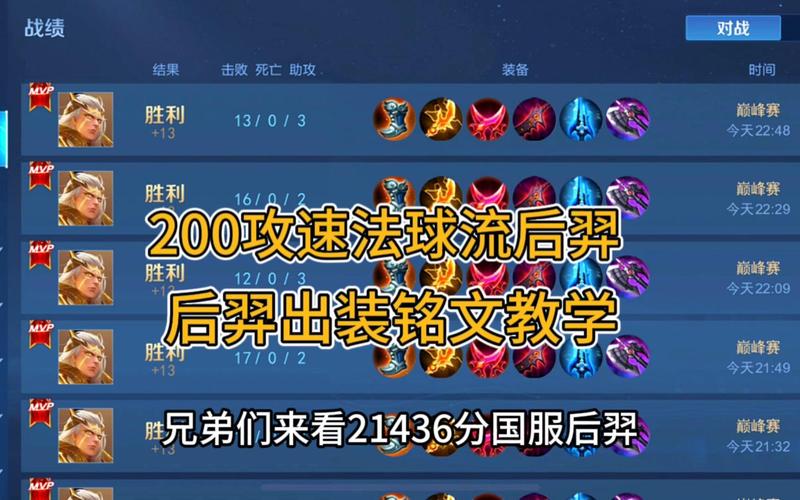 后羿铭文和装备搭配,后羿铭文和装备搭配推荐-第3张图片-无暮网 后羿铭文和装备搭配,后羿铭文和装备搭配推荐-第3张图片-无暮网