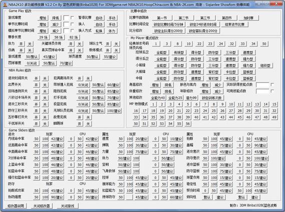 nba2k10mp怎么在存档里修改,nba2k10修改器怎么用-第3张图片-无暮网