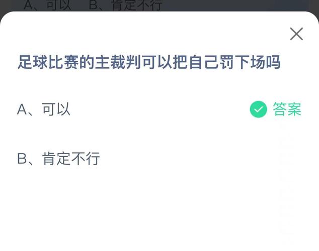 足球裁判可以把自己罚下场吗,足球裁判可以改判吗-第5张图片-无暮网