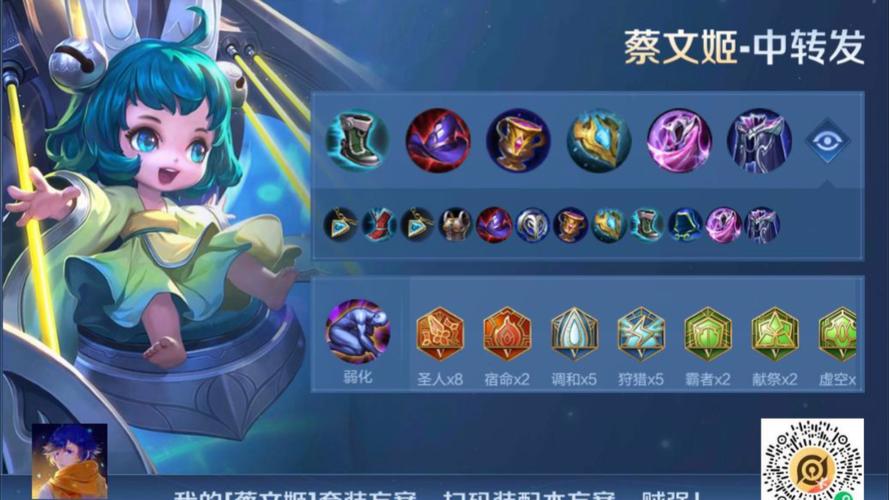 肉装蔡文姬怎么出装,蔡文姬肉装和铭文搭配