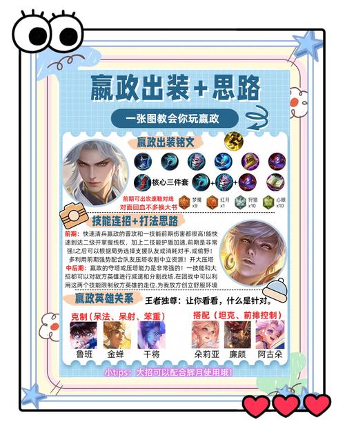 王者荣耀嬴政出装最强（王者荣耀嬴政出什么装备无敌）