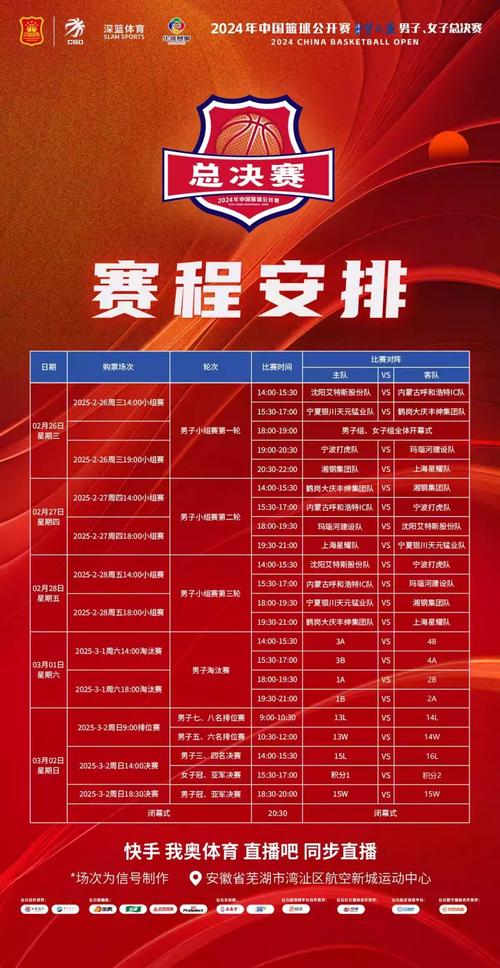女篮总决赛赛程表（女篮总决赛赛程表wcba）