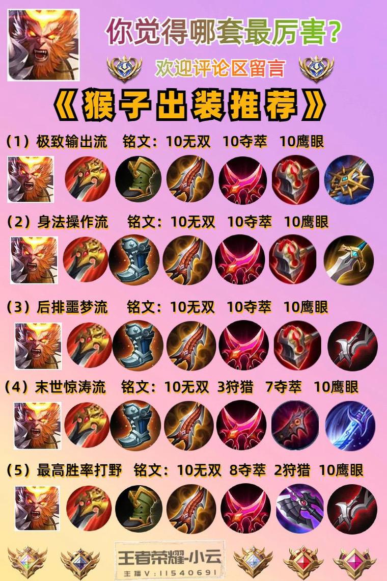 王者荣耀吸血猴子铭文,猴子铭文吸血暴击铭文-第3张图片-无暮网 王者荣耀吸血猴子铭文,猴子铭文吸血暴击铭文-第3张图片-无暮网