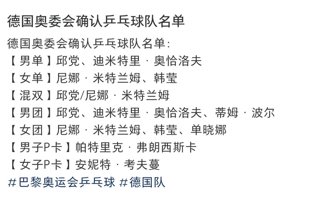 乒乓球团体半决赛名单（乒乓球团体半决赛名单最新）-第4张图片-无暮网