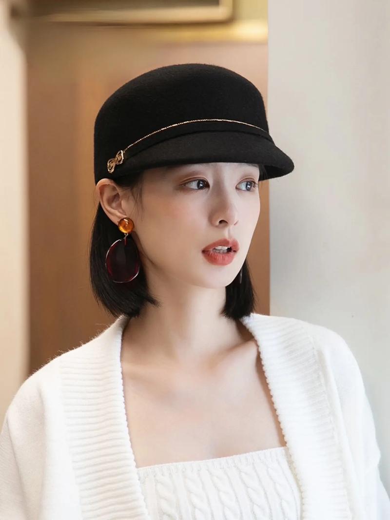 爵士帽配什么衣服女（爵士帽的戴法）-第6张图片-无暮网