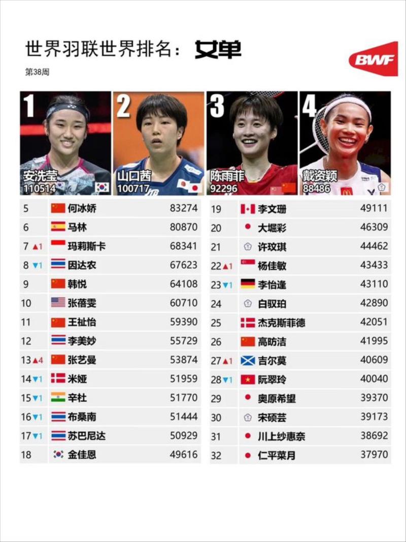 羽毛球单打排名榜(羽毛球单打排名)-第7张图片-无暮网 羽毛球单打排名榜(羽毛球单打排名)-第7张图片-无暮网