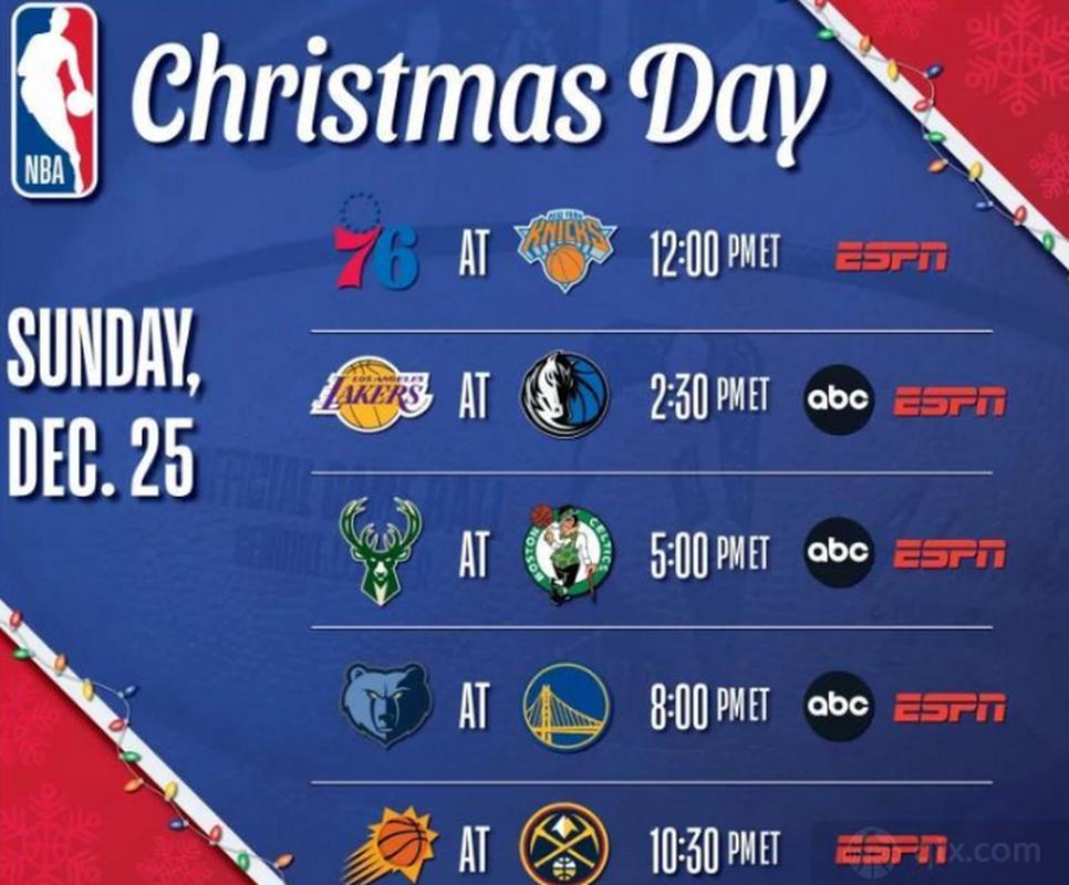 2021年nba圣诞大战时间(nba圣诞大战时间表)-第3张图片-无暮网 2021年nba圣诞大战时间(nba圣诞大战时间表)-第3张图片-无暮网