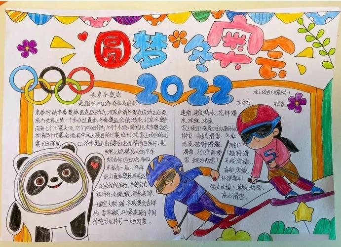 2022冬奥会奖牌榜排名最新手抄报,冬奥会奖牌表-第8张图片-无暮网