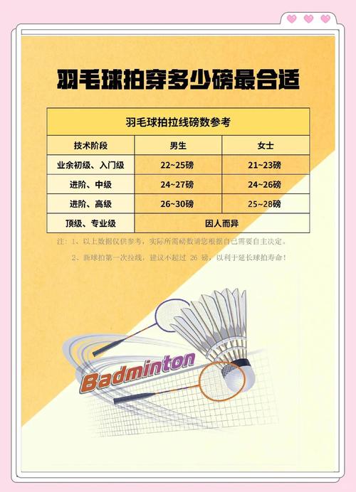 羽毛球拍怎么选磅数（羽毛球拍28磅）-第5张图片-无暮网