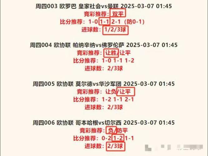 足彩足球比分预测(足彩足球比分预测最新)-第4张图片-无暮网 足彩足球比分预测(足彩足球比分预测最新)-第4张图片-无暮网
