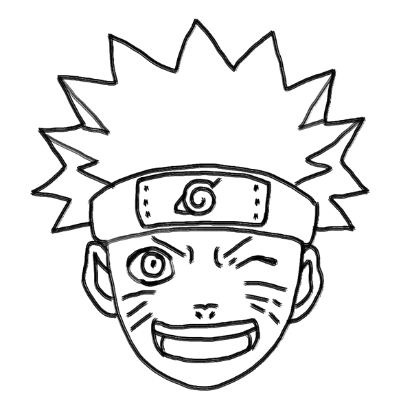 火影q版铅笔画(q版火影忍者手绘)