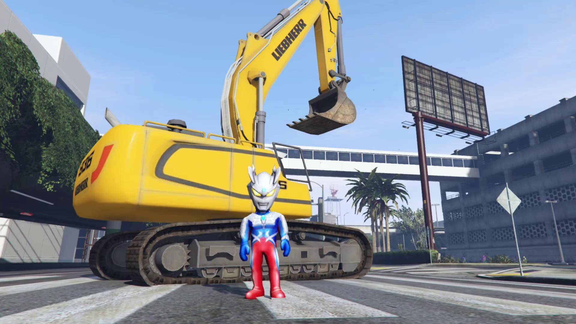 奥特曼开挖土机(奥特曼挖土机动画片)