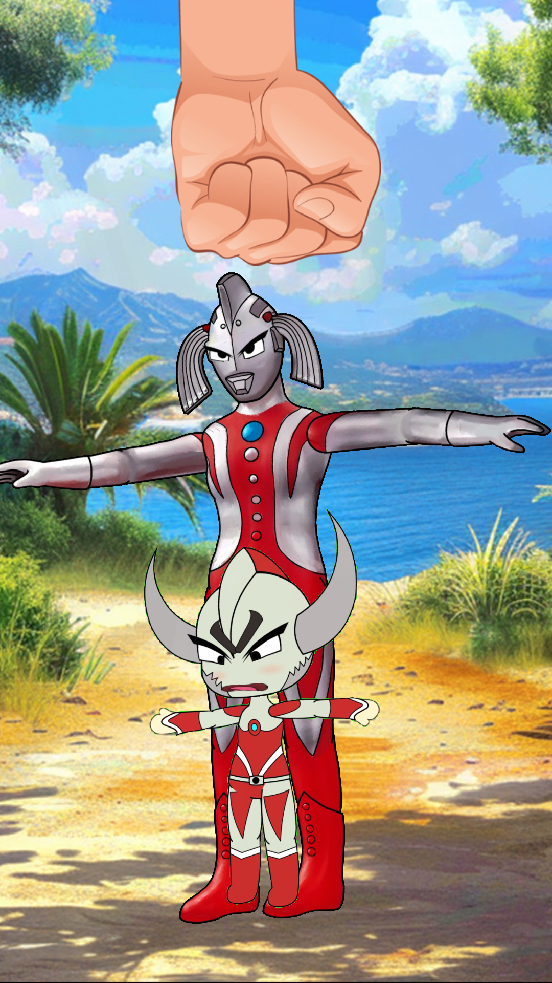 小花仙奥特曼(小花仙奥特曼去打怪兽)