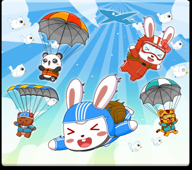 小小的兔吃东西游戏(小小白兔吃东西的样子)