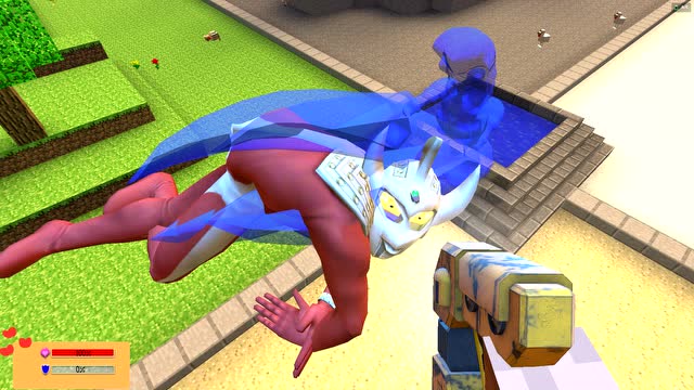 奥特曼大战水怪游戏(奥特曼在水里打怪兽视频)