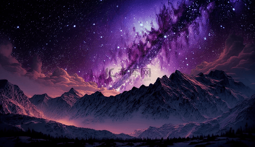 梦幻紫色星星(梦幻紫色星星图片)