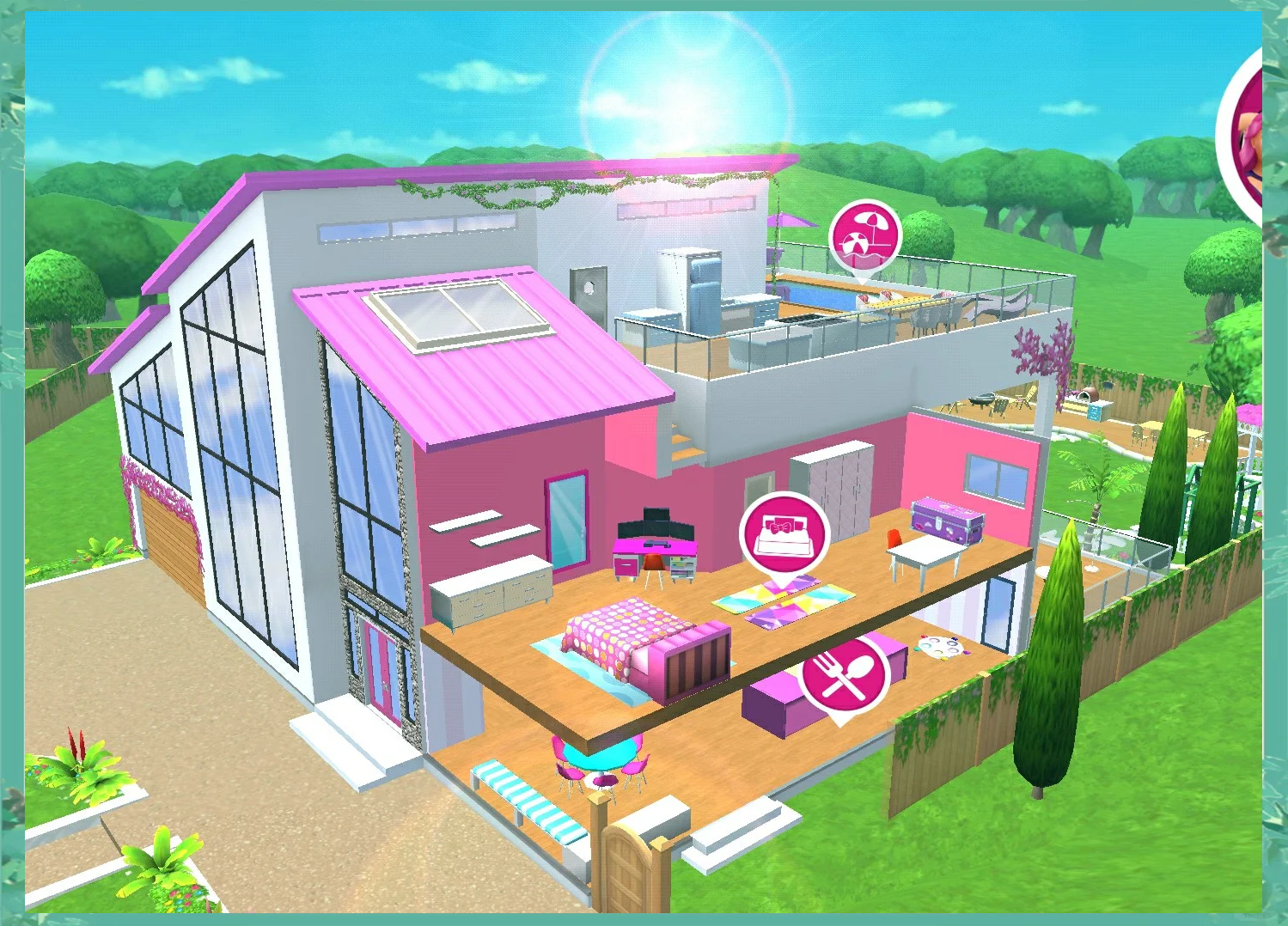 梦幻汉堡屋游戏(汉堡屋装修效果图)