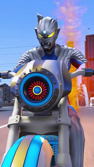 奥特曼摩托车比赛游戏(奥特曼摩托车比赛游戏视频)