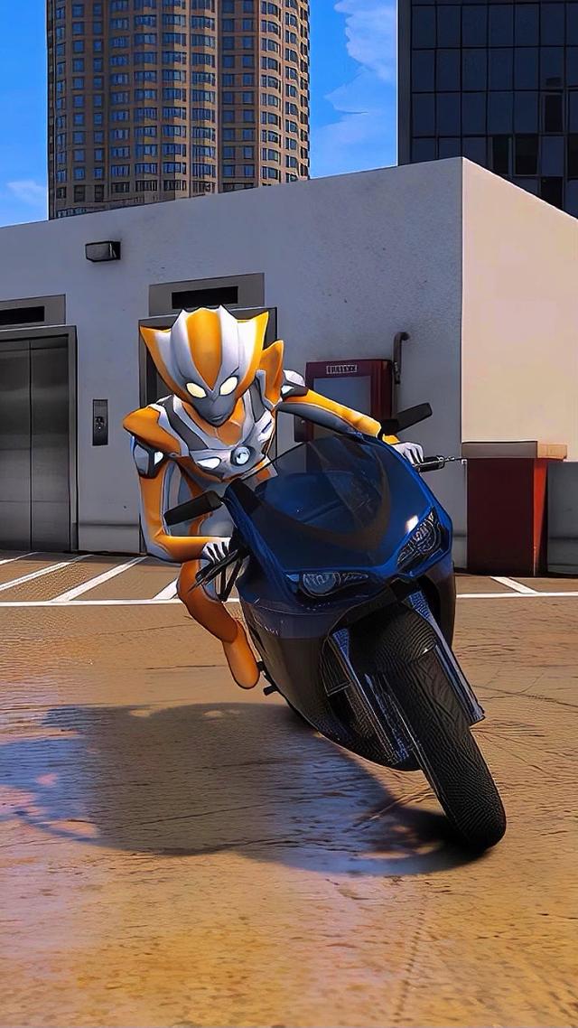 我要奥特曼大摩托(摩托车奥特曼动画片)