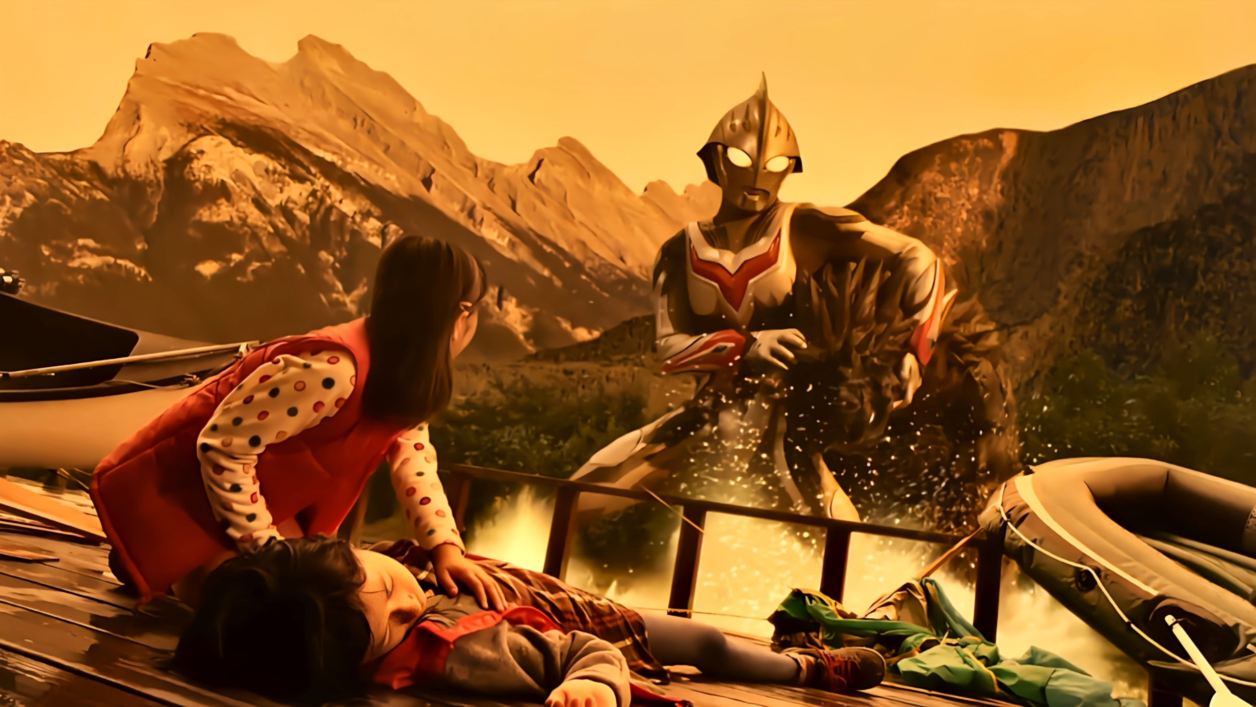 艾斯奥特曼大战垃圾怪(动画版艾斯奥特曼打怪兽)