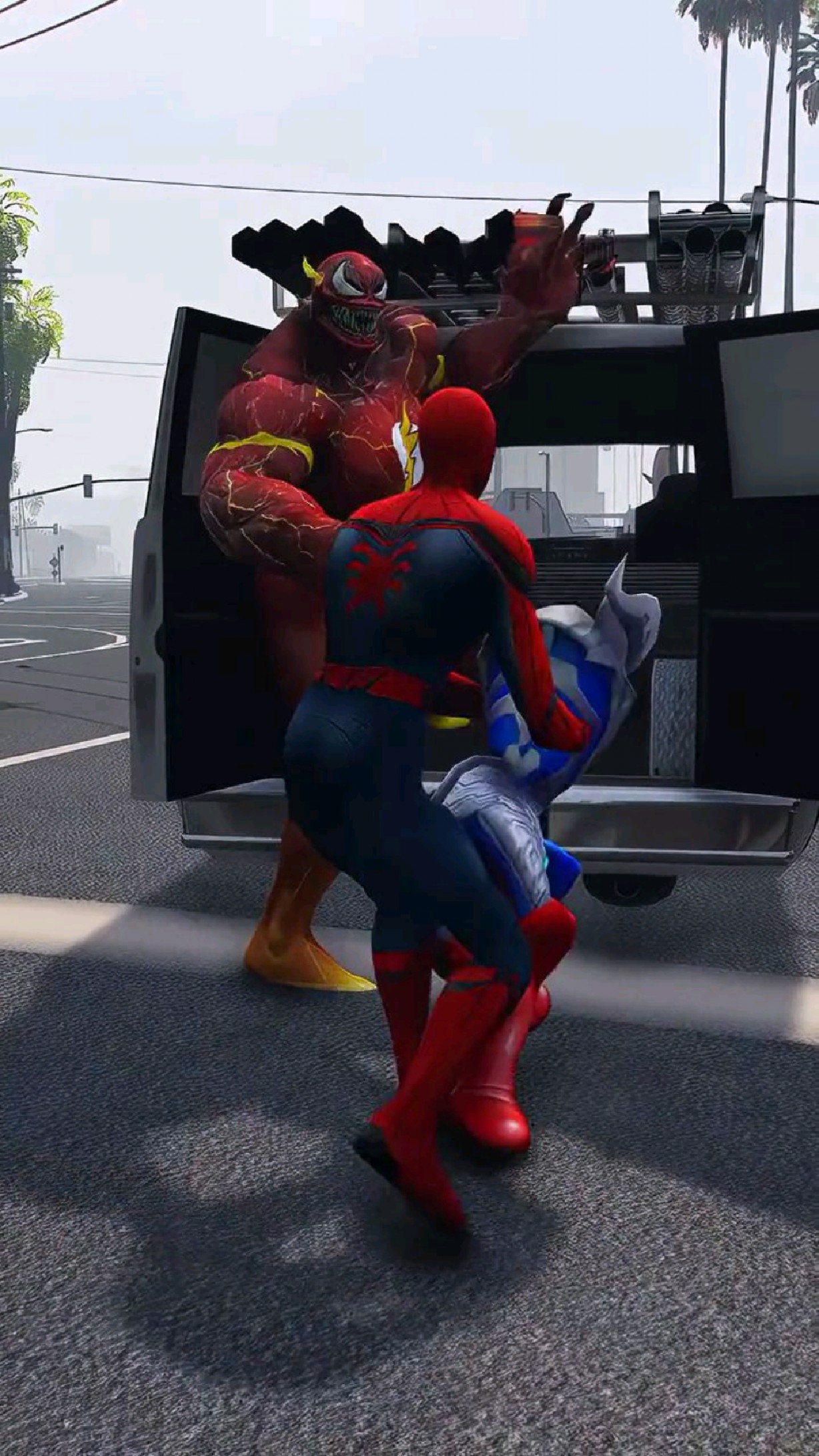 奥特曼打败蜘蛛侠(奥特曼打败蜘蛛侠视频)