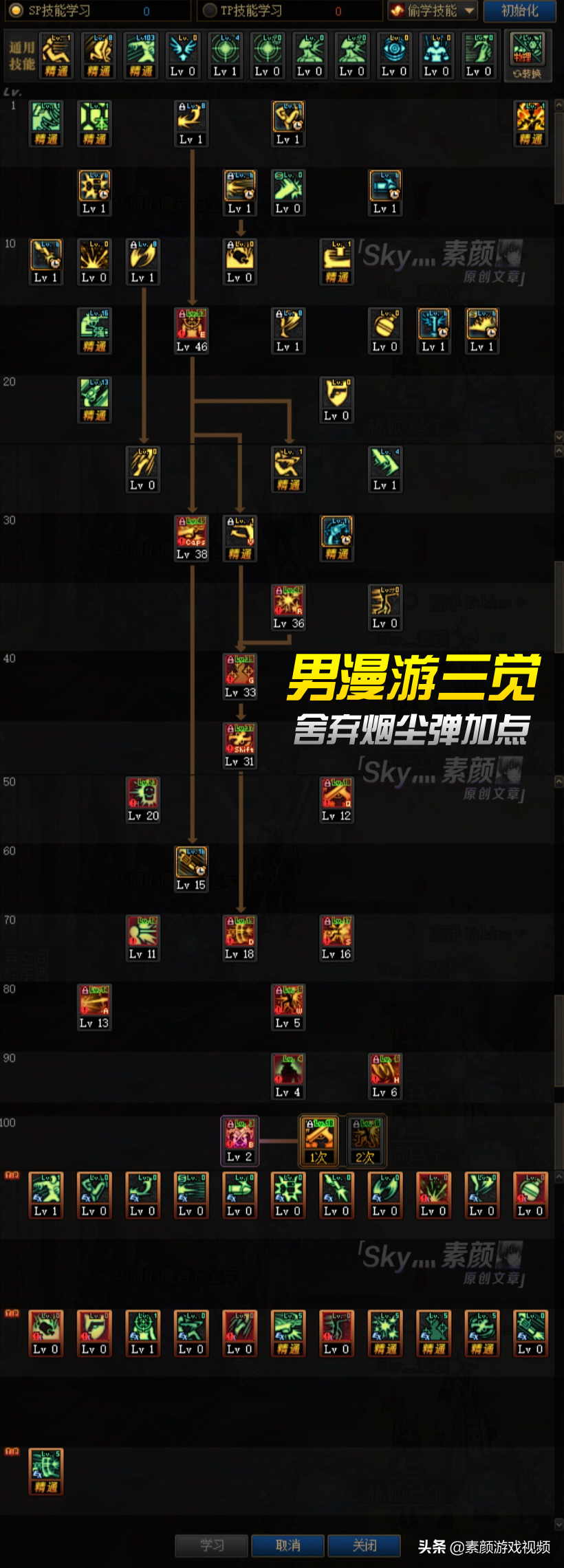 dnf小游戏二觉技能(地下城二觉会不会重置技能点)